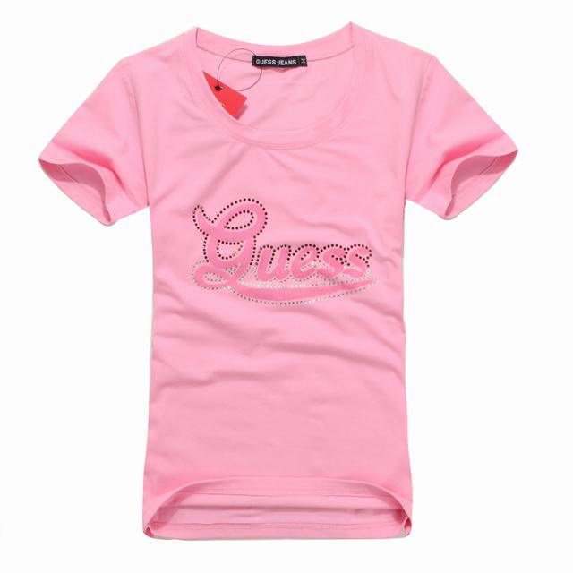 Guess short round collar T woman S-XL-045